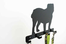 Load image into Gallery viewer, Bulldog  - Dog Lead / Key Holder, Hanger, Hook - Unique Metalcraft
