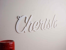 Load image into Gallery viewer, &#39;Cherish&#39; Sign Metal Wall Art - Unique Metalcraft
