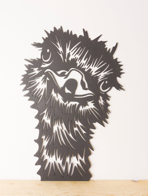 Emu Animal Wall Art / Garden Sculptures - Unique Metalcraft
