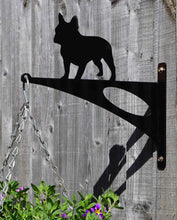 Load image into Gallery viewer, French Bulldog Hanging Basket Bracket - Unique Metalcraft
