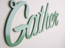 Load image into Gallery viewer, &#39;Gather&#39; Sign Metal Wall Art - Unique Metalcraft
