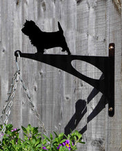 Load image into Gallery viewer, Cairn Terrier Hanging Basket Bracket - Unique Metalcraft
