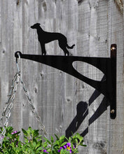 Load image into Gallery viewer, Lurcher Hanging Basket Bracket - Unique Metalcraft
