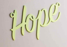 Load image into Gallery viewer, &#39;Hope&#39; Sign Metal Wall Art - Unique Metalcraft
