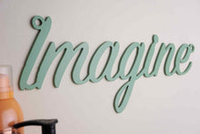 Load image into Gallery viewer, &#39;Imagine&#39; Sign Metal Wall Art - Unique Metalcraft
