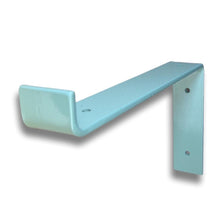 Load image into Gallery viewer, Pale Green - RAL 6021 - scaffold board shelf brackets - 100mm - 325mm - Unique Metalcraft
