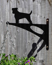 Load image into Gallery viewer, Jack Russell Hanging Basket Bracket - Unique Metalcraft
