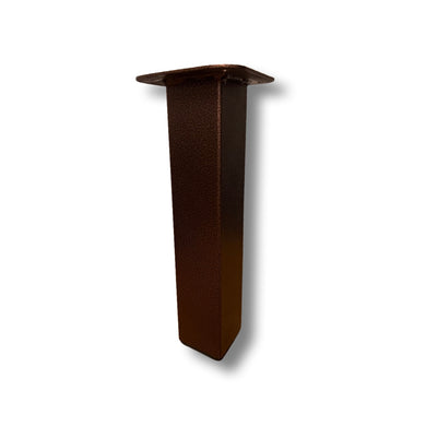 Antique Copper Square Metal Table Legs | Bench Legs |Bar  200mm -1000mm - Unique Metalcraft