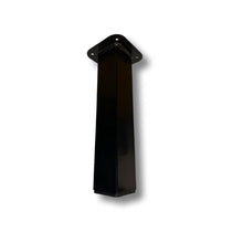 Load image into Gallery viewer, Black Square Metal Table Legs | Bench Legs |Bar  200mm -1000mm - RAL 9005 - Unique Metalcraft
