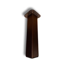 Load image into Gallery viewer, Antique Copper Square Metal Table Legs | Bench Legs |Bar  200mm -1000mm - Unique Metalcraft
