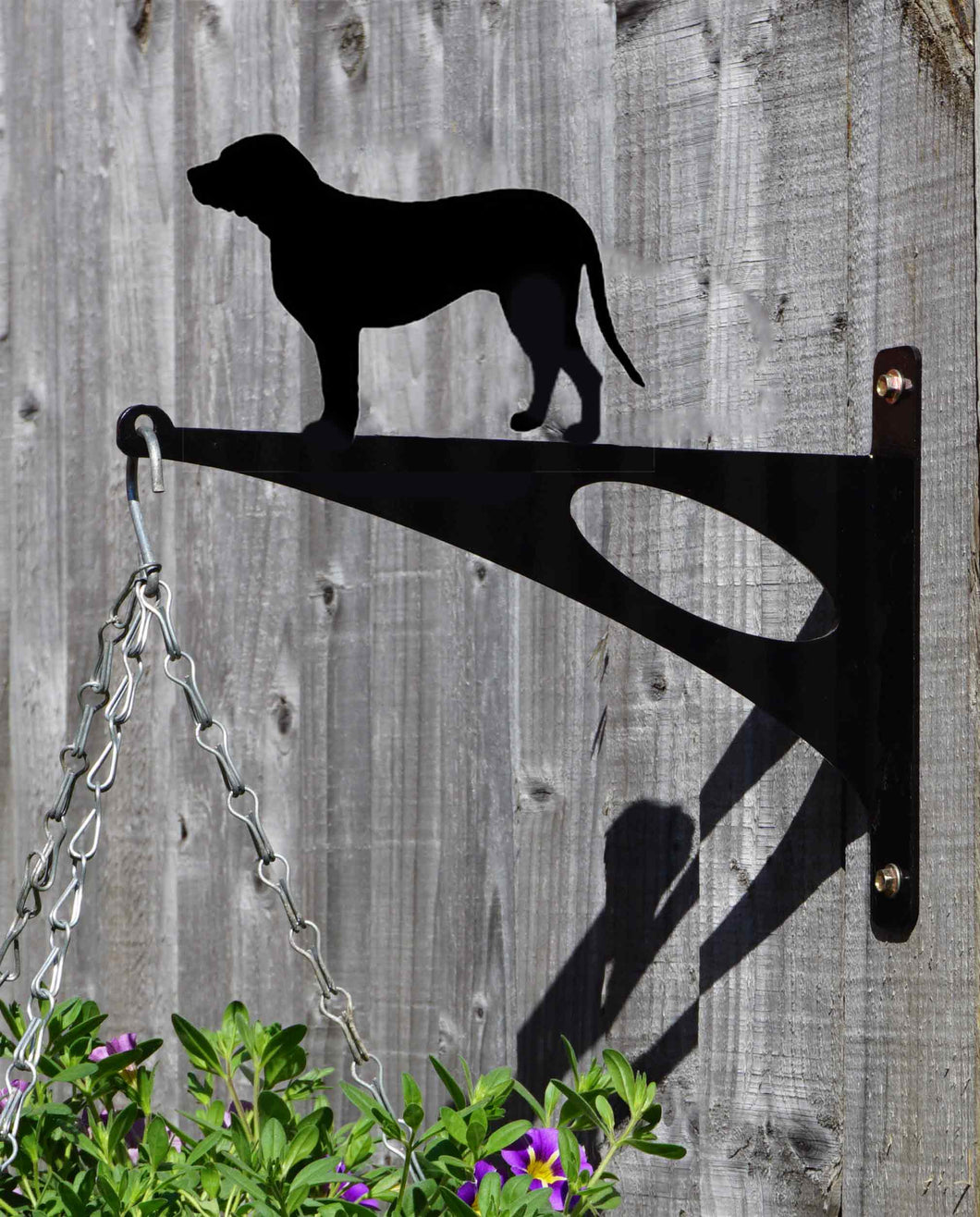 Labrador Retriever Hanging Basket Bracket - Unique Metalcraft