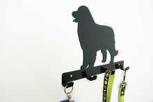 Load image into Gallery viewer, Newfoundland - Dog Lead / Key Holder, Hanger, Hook - Unique Metalcraft
