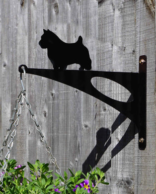 Norwich Terrier Hanging Basket Bracket - Unique Metalcraft