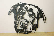 Load image into Gallery viewer, Rottweiler Dog Head Dog Wall Art / Garden Art - Unique Metalcraft
