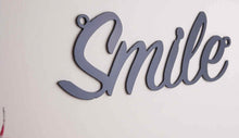 Load image into Gallery viewer, &#39;Smile&#39; Sign Metal Wall Art - Unique Metalcraft
