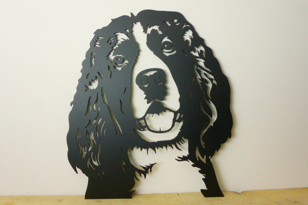 Springer Spaniel Dog Wall Art / Garden Art - Unique Metalcraft