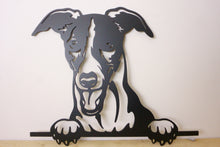 Load image into Gallery viewer, Whippet Head Dog Wall Art / Garden Art - Unique Metalcraft
